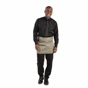 Whites Short Bistro Apron Olive - B431 - 1