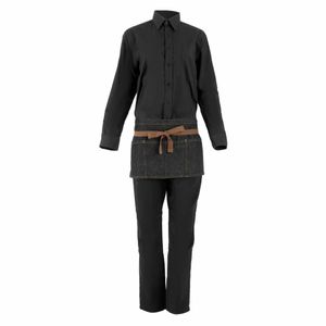 Chef Works Urban Memphis Waist Apron Black - B591 - 3