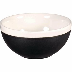 Churchill Monochrome Soup Bowl Onyx Black 455ml (Pack of 12) - DR688 - 1