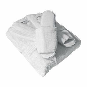 Mitre Luxury Curzon Bathrobe and Slipper Set Extra Large - HB545 - 1