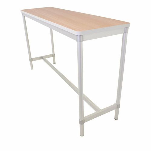 Gopak Enviro Indoor Beech Effect Rectangle Poseur Table 1200mm - DG131-BE - 1