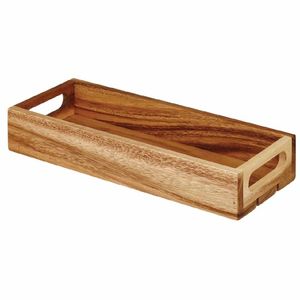 Churchill Alchemy Buffetscape Small Wooden Crate 300 x 118 x 48mm - CN475 - 1