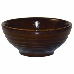 Churchill Bit on the Side Brown Ripple Snack Bowls 102mm (Pack of 12) - DL409 - 1