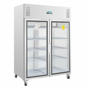 Polar G-Series Upright Double Door Gastro Display Fridge 1200Ltr - CW198 - 1