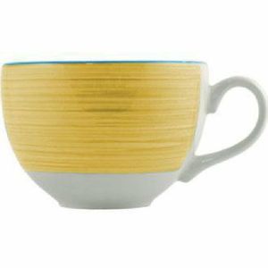 Steelite Rio Empire Yellow Low Cups 227ml (Pack of 36) - V2960 - 1