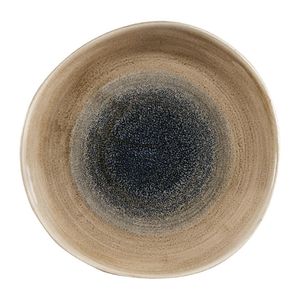 Churchill Stonecast Aqueous Organic Round Bowls Bayou Taupe 253mm (Pack of 12) - FC181 - 3