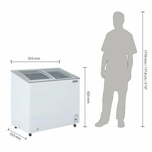 Polar G-Series Display Chest Freezer 200Ltr - 3