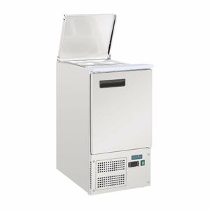 Polar G-Series Single Door Saladette Prep Counter Fridge - 3