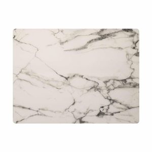 Steelite Modern Twist Silicone Placemat Grey Marble 305x406mm (Pack of 12) - 1