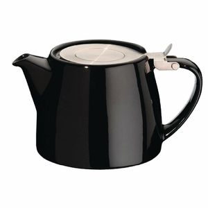 Forlife Stump Teapot Black 0.5Ltr - CX581 - 1
