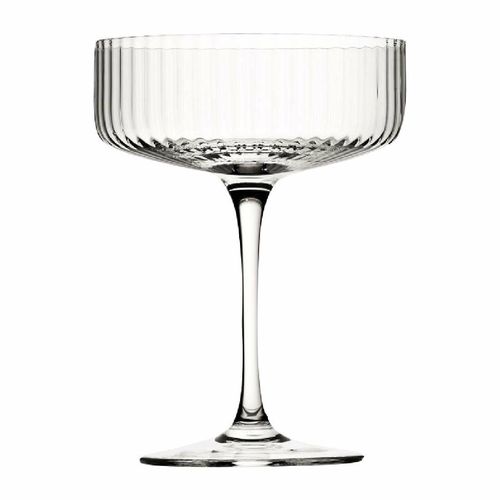 Utopia Hayworth Straight Sided Coupe Glasses 290ml (Pack of 6) - CZ070 - 1