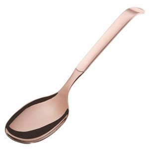 Amefa Buffet Small Serving Spoon Copper (Pack of 12) - DX651 - 1