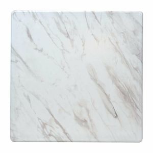 Square Laminate Table Top Marble 600mm - CZ846 - 1