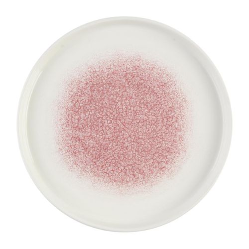 Churchill Studio Prints Raku Rose Quartz Pink Chefs' Walled Plate 210mm (Pack of 6) - DX845 - 1