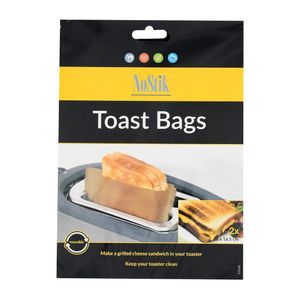 NoStik Toast Bags White (Pack of 2) - DP555 - 1