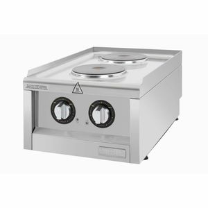 Buffalo 600 Series 2 Ring Electric Hob - CU472 - 3