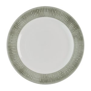 Churchill Bamboo Ceramic Spinwash Alpine Footed Plates 157mm (Pack of 12) - HR429 - 1