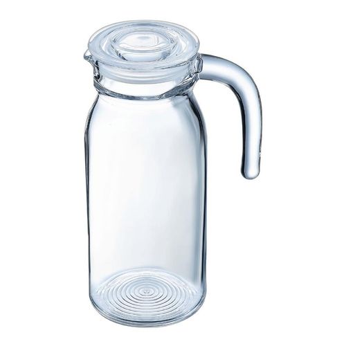 Arcoroc Spring Jugs with Glass Lid 1Ltr (Pack of 6) - HW273 - 2