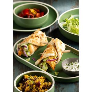 Utopia Forma Plates Forest Green 265mm (Pack of 6) - HX331 - 1