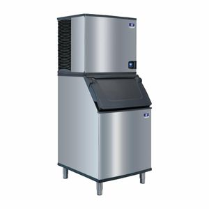 Manitowoc Ice Indigo NXT iT0900 Series 378kg Half Dice Ice Machine with Storage Bin D570 - HW748 - 1