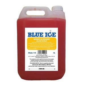 Blue Ice Slush Mix Mango & Orange Flavour 5Ltr - FU111 - 1
