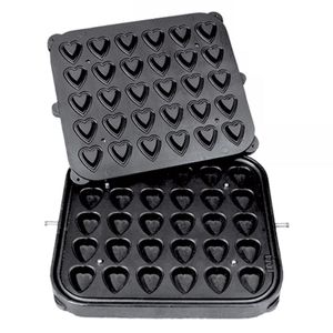 Cook-Matic Heart Shaped Removable Plates - HW226 - 1