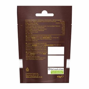 Cambrook Caramelised Sesame Peanuts Snack Pack 45g (Pack of 12) - KA480 - 3