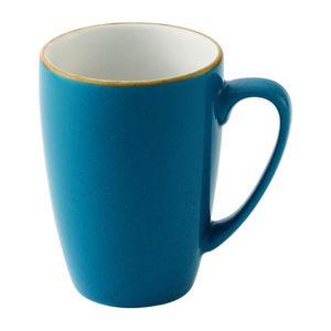 Churchill Stonecast Java Blue Profile Mugs 355ml (Pack of 12) - HY941 - 1