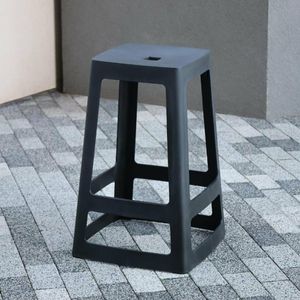 Origin Base Mid Stool Traffic Black 430x430x560mm (Pack of 2) - HX785 - 3