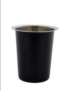 GenWare Stainless Steel Black Cutlery Cylinder - 1