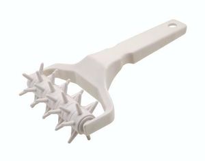 Genware White Plastic Roller Docker - 1