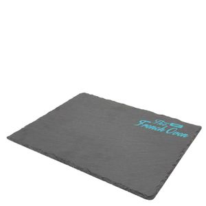 Custom Branded Natural Edge Slate Platter (32x26cm) - 1