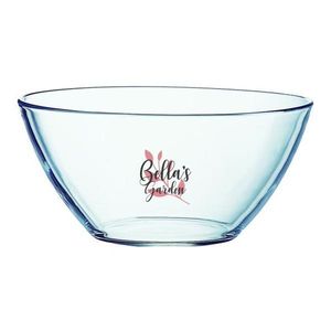 Custom Branded Cosmos Glass Serving Bowl (230mm) - 1