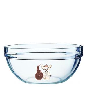 Custom Branded Stacking Mixing Glass Salad Bowl (230mm) - 1