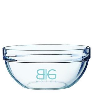 Custom Branded Stacking Mixing Glass Salad Bowl (260mm) - 1