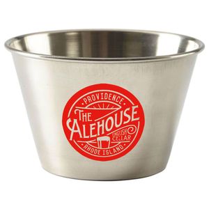 Custom Branded 8oz Stainless Steel Ramekin - Silver - 1