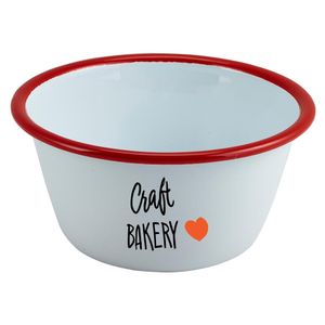 Custom Branded Enamel Round Deep Pie Dish (500ml/17.6oz) - 3