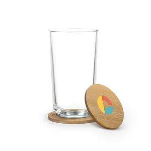 Custom Branded Bamboo Coaster - 1