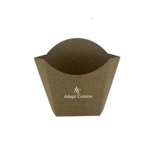 Custom Branded Kraft Chip Scoop (8oz) - 1
