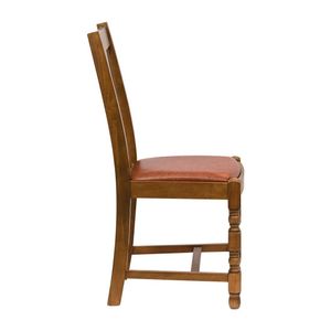 Thame Dining Chair in Weathered Oak with Bison Tan Seat (6 Pack) - JA257 - 3