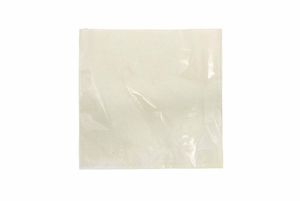 8" White Film Fronted Paper Bag (Case of 1000) - 1