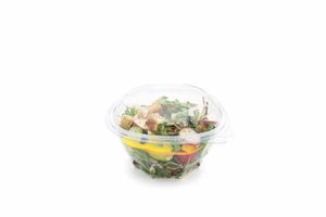 1000ml Round Hinge Lid Salad Container (Case of 240) - 3