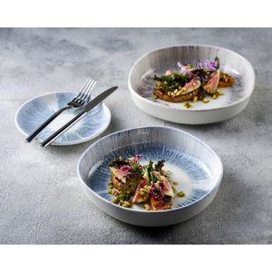 Churchill Lyra Pink Organic Walled Bowls 230mm (6 Pack) - JC704 - 3