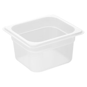 Nisbets Essentials Polypropylene 1/6 Gastronorm Container 100mm - HZ344 - 1