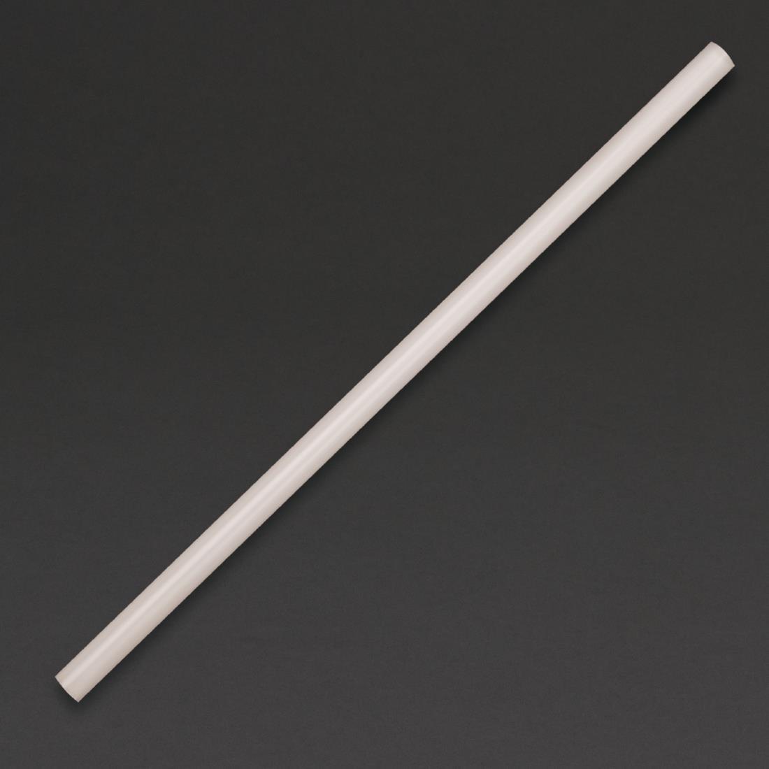 Fiesta Green Compostable CPLA Smoothie Straws Clear 200x8mm - Pack 250 - DA560 - 1