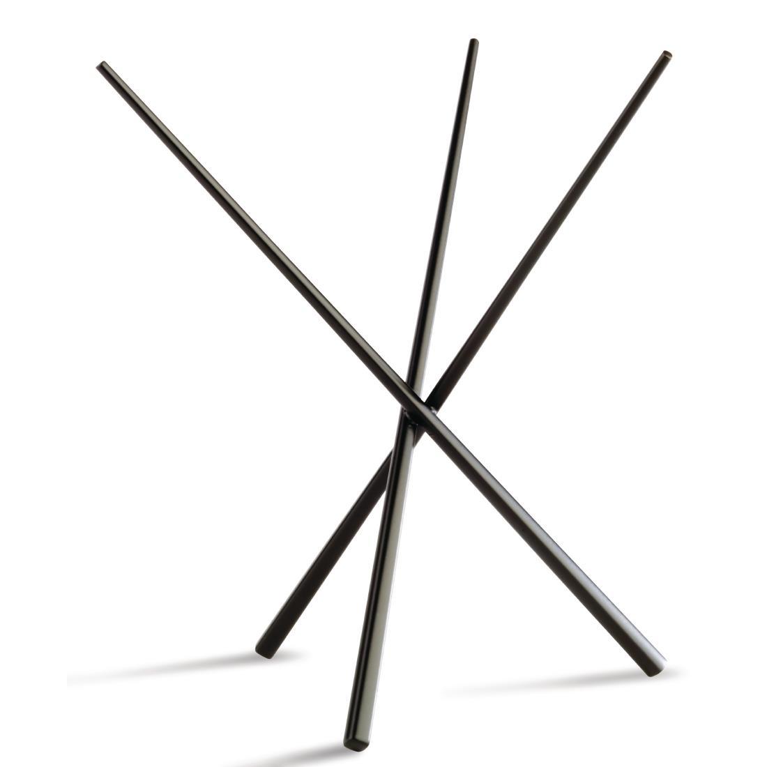 APS Asia+ Chopstick Buffet Stand Matt Black 205mm - Each - DR559 - 1