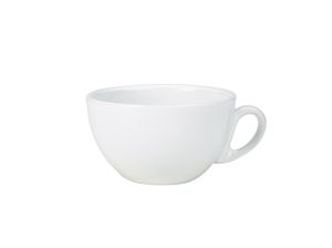 Genware Porcelain Italian Style Bowl Shaped Cup 28cl/ 10oz (Pack of 6) - 328128 - 1