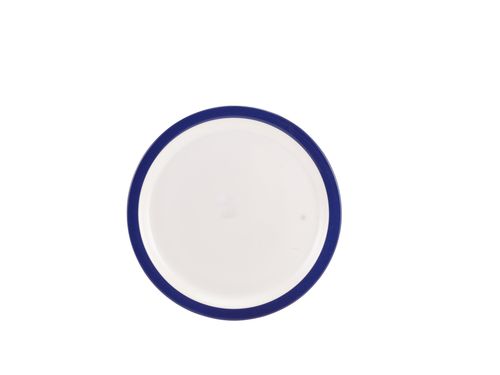 GenWare Melamine Blue Band Plate 22.5cm/ 9 (Pack of 12) - MEL9PL-BLB - 1