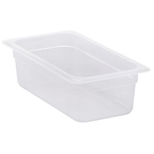 Cambro 100mm Deep 1/3 Translucent Polypropylene GN Pan - 1