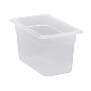 Cambro 150mm Deep 1/4 Translucent Polypropylene GN Pan - 1
